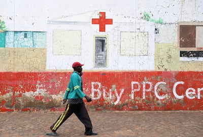 A mural depicting a hospital in Soweto, South Africa, December 28, 2020. Reuters