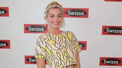 Margot Robbie, in Ellery, at the Swisse Marquee on Stakes Day at Flemington Racecourse on November 8, 2014 in Melbourne, Australia. Getty Images