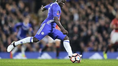 March 2017. FA Cup quarter-final. Chelsea 1 Manchester United 0. The red card after only 35 minutes of Ander Herrera left United with the proverbial mountain to climb. Antonio Conte's Chelsea still had to work for their success though, but got the only goal of the game six minutes after half time as N'Golo Kante, pictured, struck. Getty