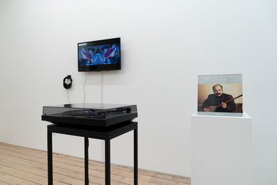 Visitors to Ab-Anbar gallery can listen to asik music, such as that of Achik Nesimi. Photo: Nil Yalter