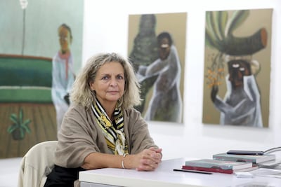 Dana Jaroljmek, director of the Circle Art Agency from Nairobi, Kenya. Chris Whiteoak / The National