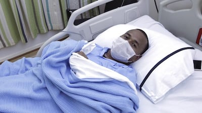 Larry Castro is undergoing chemotherapy and in is desperate need of a bone marrow transplant. Jeffrey E Biteng / The National