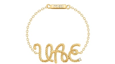 Home-grown brand MKS builds on its Rope collection with this necklace in yellow gold. Courtesy MKS