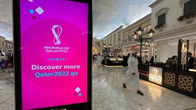 World Cup fever is building in Villaggio Mall in Doha. Reuters