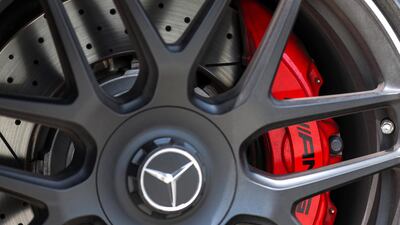 Reassuringly firm steering to sprinter-fast gear shifts make the E 63 a pacy proposition. Victor Besa / The National