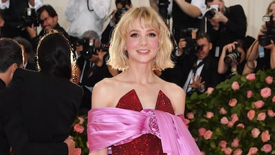 Actress Carey Mulligan arrives at the 2019 Met Gala in New York on May 6. AFP