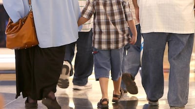 The UAE ranks third in the Middle East of the countries with the greatest prevalence of obesity with 37 per cent of residents classed as obese. Pawan Singh / The National