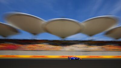 Campos Racing's American driver Chloe Chambers, during qualifying before the F1 Academy Round 1, in Shanghai, China. Getty Images