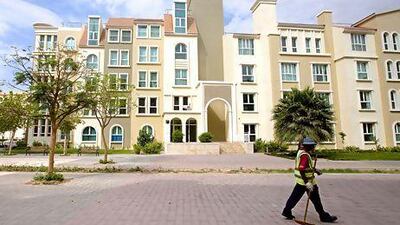 Nakheel, the developer of Discovery Gardens, has seen sale prices of apartments jump in the first quarter. Sarah Dea / The National
