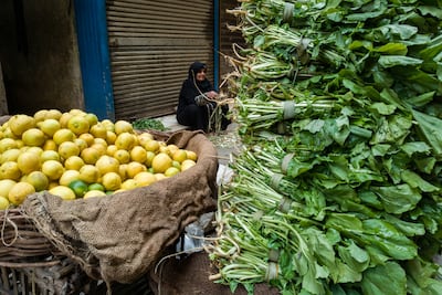 A market in Sayyida Zeinab in the Old Cairo area in Egypt. Consumer prices remain high in the country. Getty Images