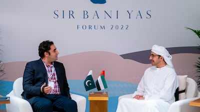 Sheikh Abdullah also held a meeting with Bilawal Bhutto Zardari, Pakistan's Minister of Foreign Affairs.