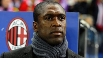 Clarence Seedorf has been at the helm of AC Milan since January. Javier Soriano / AFP