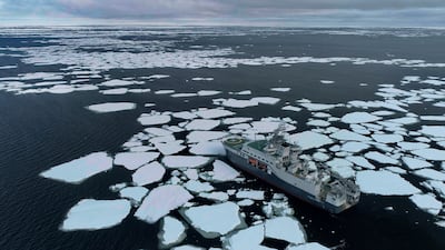 The US says control over the seas around Greenland is critical to American security interests. AP