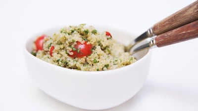 Quinoa salad at La Petite Maison