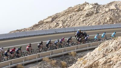 A view of the Jebel Hafeet mountain stage from last year's Abu Dhabi Tour. Claudio Peri / EPA