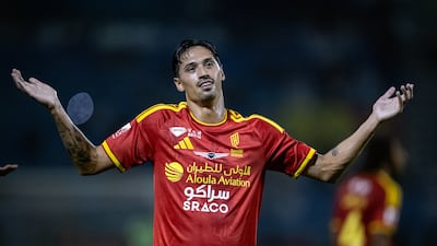 Tijjani Reijnders scored twice as Al Qadsiah beat Al Ahi 3-2 in Damman. Photo: Saudi Pro League