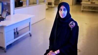 Wafa al Yamani, 24, an Emirati, is looking for the perfect spot for a biofuels crop farm in the capital.