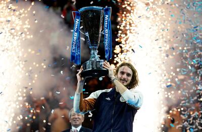 Stefanos Tsitsipas will return to Dubai as the ATP Finals champion. EPA