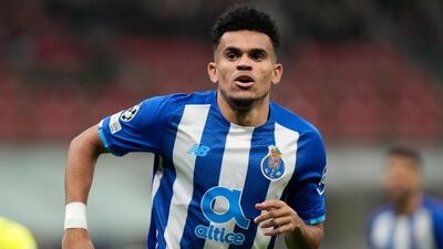 Colombia attacker Luis Diaz has left Porto to join Premier League side Liverpool. AP