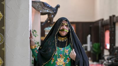 Sameeha Al Kabi says women can learn a wide variety of crafting techniques at the centre. Khushnum Bhandari / The National