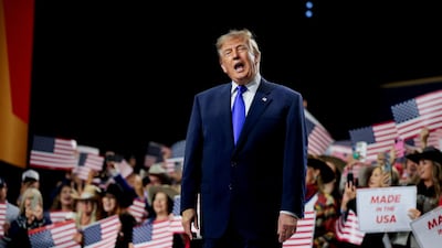 US President Donald Trump has asked voters to pretend he is on the ballot in the midterms. Reuters