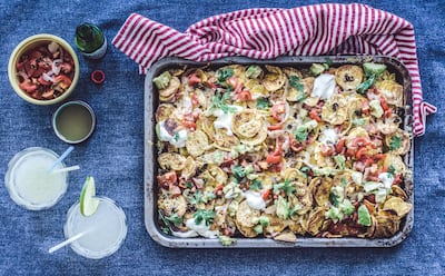Get in the mood for some Narcos with Patacon nachos. Courtesy Scott Price