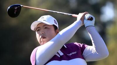 Shanshan Feng of China shown last month at a tournament in Florida. Sam Greenwood / Getty Images / AFP