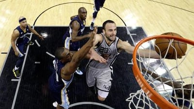 Manu Ginobili returned to scoring form for the San Antonio Spurs. Eric Gay / Reuters