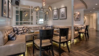 Geales restaurant at Le Royal Meridien Beach Resort and Spa in Dubai Marina. Courtesy Le Royal Meridien Beach Resort and Spa