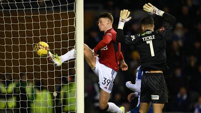 Six shots. Sent good opportunities wide of target in both the first and second half. United and McTominay didn’t take their chances. AFP