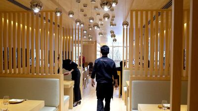 Mikado Cafe is a new Japanese cafe and bakery in Khalidiya, offering traditional Japanese food. Photos by Delores Johnson / The National