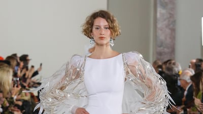 A look from the Georges Chakra spring / summer 2020 couture collection. Courtesy Georges Chakra