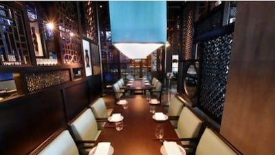 The Hakkasan restaurant at the Emirates Palace. Jaime Puebla / The National