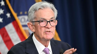 Federal Reserve chairman Jerome Powell. AFP