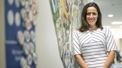 Bianca Sammut, general manager of Yas Waterworld in Abu Dhabi. Mona Al Marzooqi / The National