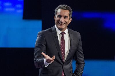 Egyptian comedian and television personality Bassem Youssef. AFP