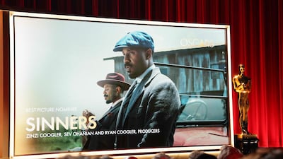 Sinners has won 16 Oscar nominations. AFP