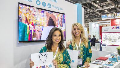 Ajman Travel stand. Rob Greig for The National