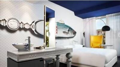 The rooms feature quirky touches by the Dutch designer Marcel Wanders. Courtesy Andaz Hotels