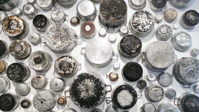 CULTURE IN SAUDI: Saudi artist, Maha Malluh's work at Jameel Arts Centre in Dubai.