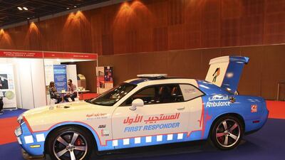 Dubai Ambulance Corporation aims to reduce emergency response times by adding rescue vehicles to its fleet that can achieve a speed of 300kph. Courtesy Aletihad