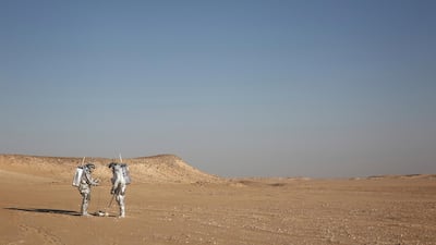 "We think the methods we use here in Oman could be used in the same way on Mars," says Dr Narasimman Sundarajan, an associate professor at the Sultan Qaboos University. Sam McNeil / AP Photo