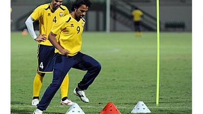 The UAE have been working on their fitness ahead of tonight's crucial encounter with Honduras.