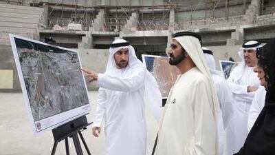 Sheikh Mohammed bin Rashid reviews infrastructure projects during east coast visit. Wam