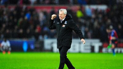 Alan Pardew, manager of Crystal Palace. (Christopher Lee/Getty Images)