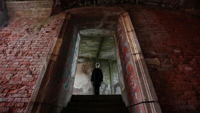 A serviceman is seen inside the Fort Alexander during a media tour, near Kronshtadt, a seaport town in the suburb of St Petersburg, Russia. Reuters
