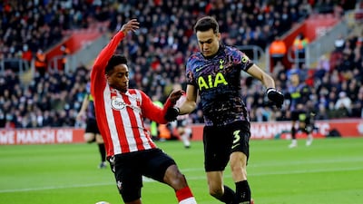 Sergio Reguilon, 5 - A couple of naughty fouls from the Spaniard who saw yellow on the stroke of half-time. Substituted at the break by a cautious Conte. Reuters