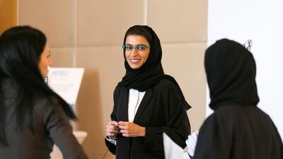 Noura Al Kaabi, Minister of Culture and Knowledge Development, has urged private sector firms to introduce more flexible working practices for new mothers. Reem Mohammed/The National