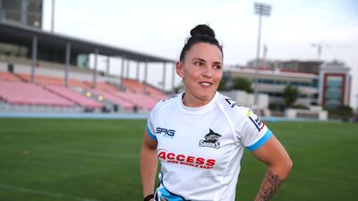 Christelene Stienhobel (Dubai Sharks). Victor Besa / The National