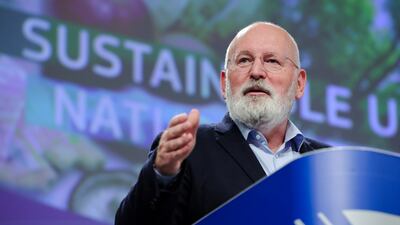 Frans Timmermans is to step down after a decade in Brussels. EPA